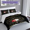 3pcs Feyenoord Rotterdam logo Duvet Cover Set, Includes 1 Duvet Cover and 2 Pillowcases,Skin-Friendly&Comfortable Fabric,Suitable Bedding Sets