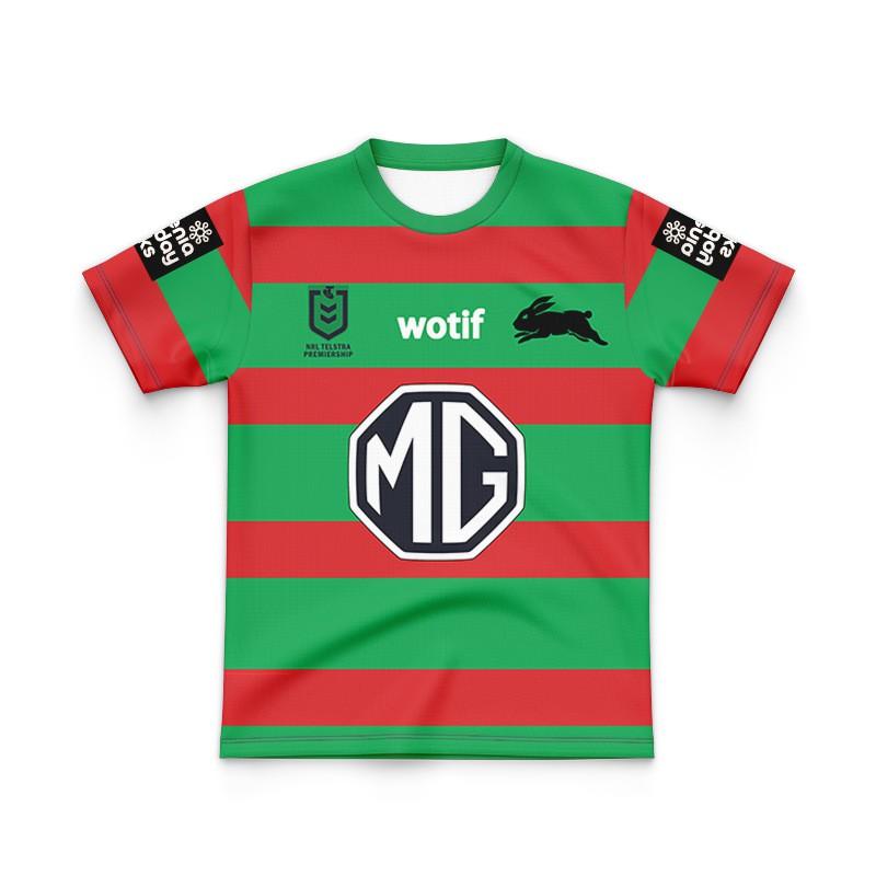 Kids Rugby Jersey Uniform Set Team Sports Training Casual Wear Breathable Synthetic Fabric Multiple Colors