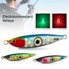 Vertical Saltwater Jigs Fishing Lure Realistic Looking Compact Size Portable Lighted Fishing Artificial Lure Hard Bait
