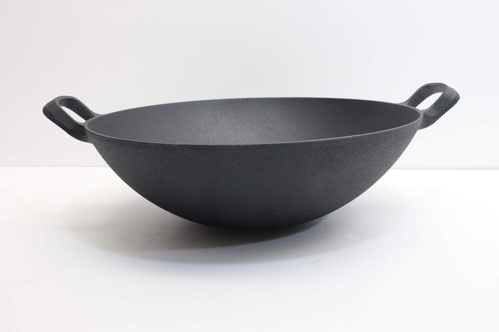 Ikenaga Iron Works Living with Iron New Nanbu Iron Wok 30cm Gift Wrapping Available