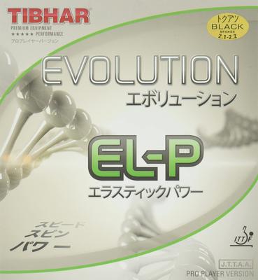 Накладка для настольного тенниса TIBHAR Evolution High Spin EL-P, Натяжение, Тип, BT146351, Черный, 1.9