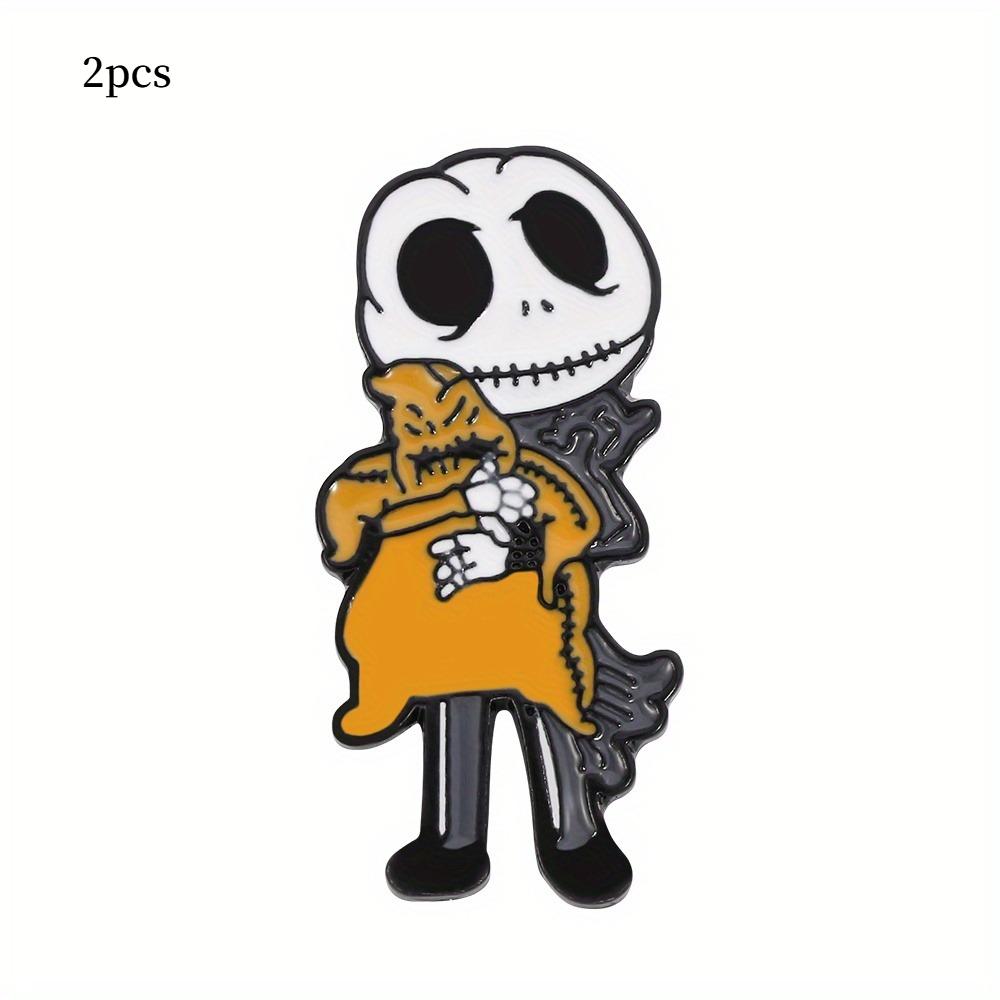 Disney Christmas Horror Nights Jack Halloween Brooch Enamel Pin Costume Backpack Jewelry Metal Badge Additional Gift