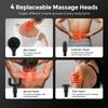 2025 Smart Fascia Gun Electric Massager Extended Hammer Handheld Back Artifact Massage for Neck Shoulder Leg Body Fitness Gift