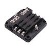 Universal 6 Way Blade Fuse Holder PBT PC Fuse Box Block Case 12V/24V Car Truck Boat Marine Bus RV Van