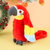 Electric Plush Parrot Toy, Talking & Recording Repeats Words, Wiggles Body & Flaps Wings, Interactive Pet Toy Gift for Kids