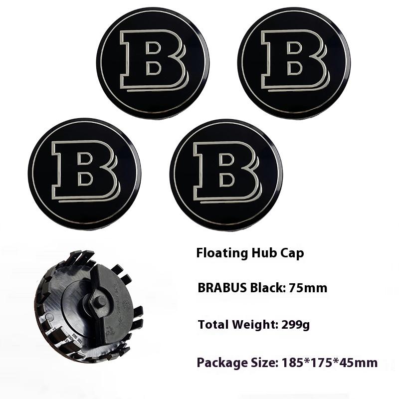 4pcs 75mm Car Wheel Hub Cover Caps Floating Center Caps for Mercedes Benz W203 W204 W205 W176 W177 W212 W213 A B C E S GLC GLE
