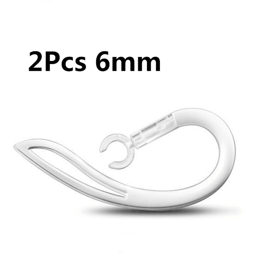 Портативная 6 мм 7 мм 8 мм 10 мм гарнитура прозрачная Bluetooth петля для заушного крючка сменный зажим для ушного крючка