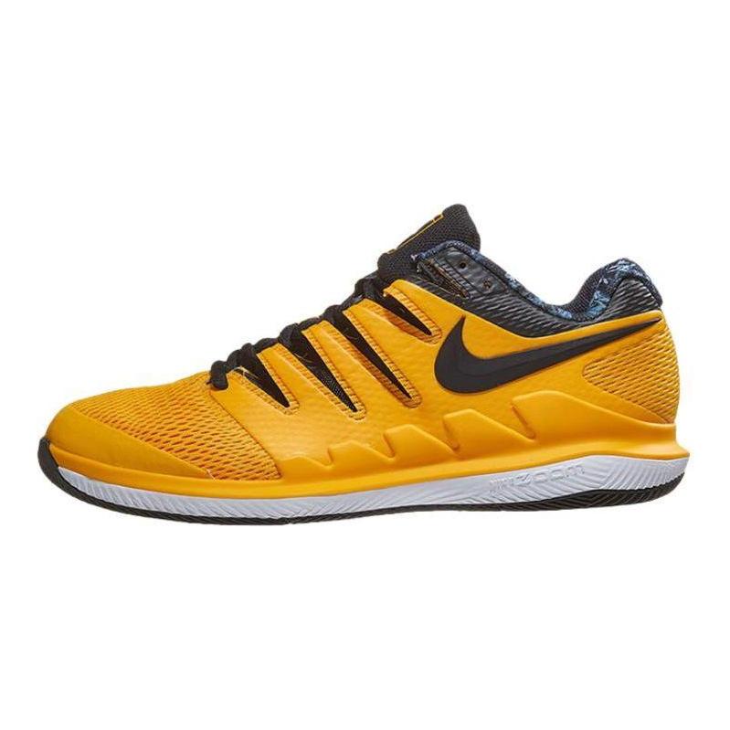 Nike Air Zoom Vapor X University Золотые мужские кроссовки Желтый Черный Белый AA8030-700