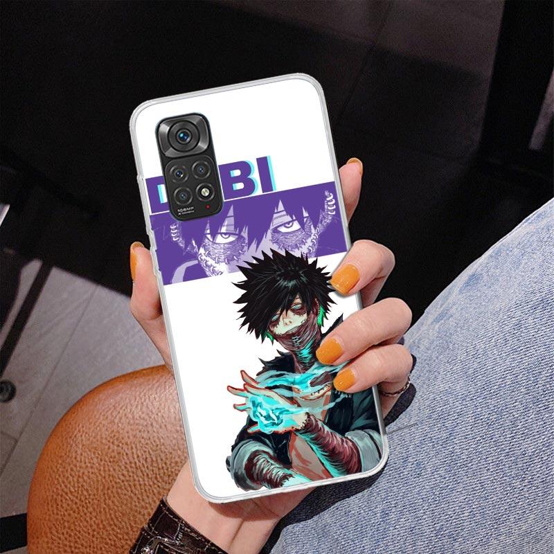 My Hero Dabi Bnha Phone Case For Xiaomi Redmi Note 15 14 13 12S 12 11 Pro Plus 14S 11S 11E 10 10S 11T 5G Personalized Cover Redm
