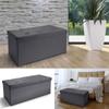 Banc avec coffre rangement pliable - Gris - 76 x 38 x 38 cm