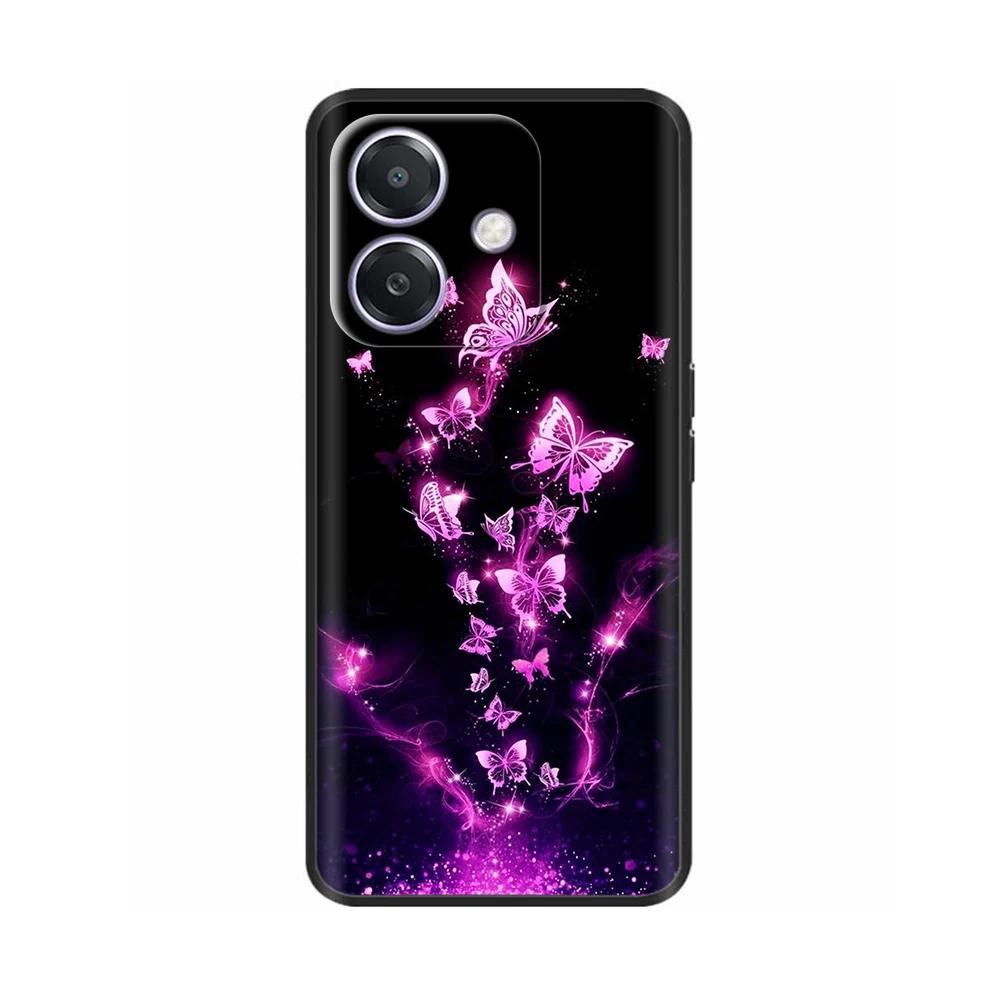 Для OPPO A3X A3 4G 5G Чехол Накладка на телефон Крутой Милый Мягкий Гладкий Жидкий Силикон Бампер для OPPO A3x A3 A40 4G A60 5G Корпус Fundas