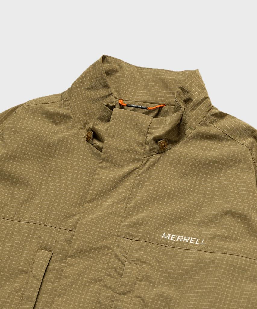 Merrell [Унисекс] Походная ветрозащитная куртка Ripstop Бежевая