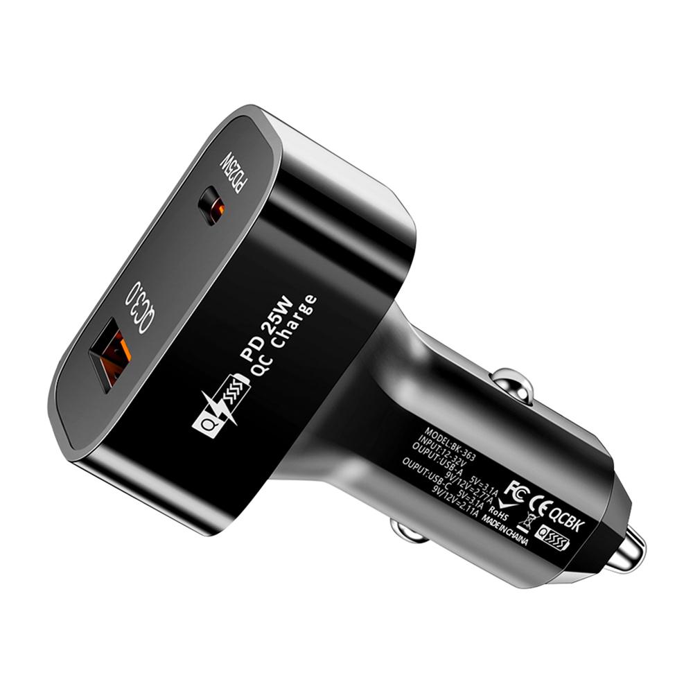 hkbn2 25W Car Charger Phone Charger Car Adapter Socket for Mitsubishi Lancer 10 Xpander Pajero 4 Montero V73 Triton Auto Accessories