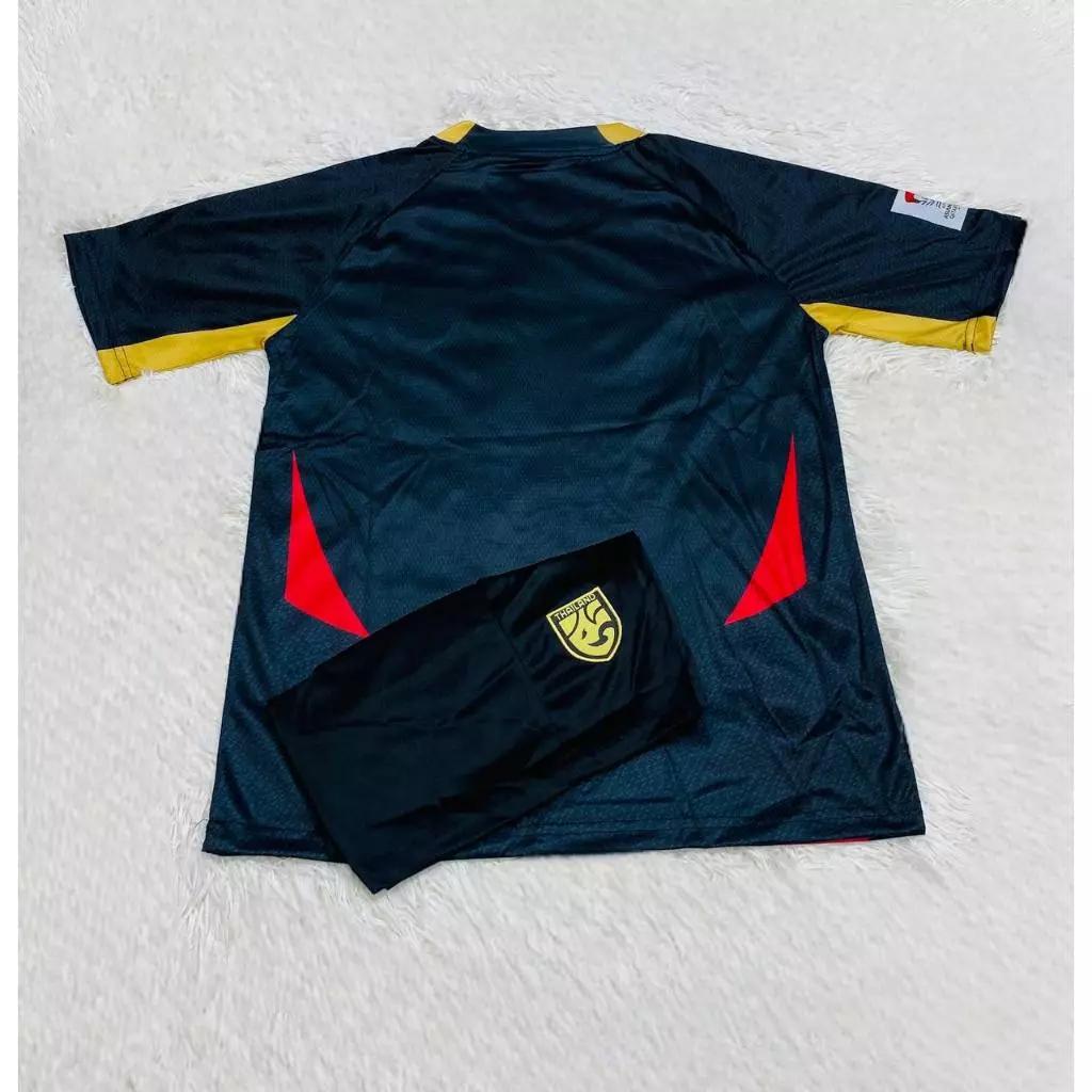 Vintage Retro THAILAND Football Soccer JERSEY National CHEER Quick Dry Print Shirt Round Neck Polyester Short Sleeve Uniform Sport Outdoor