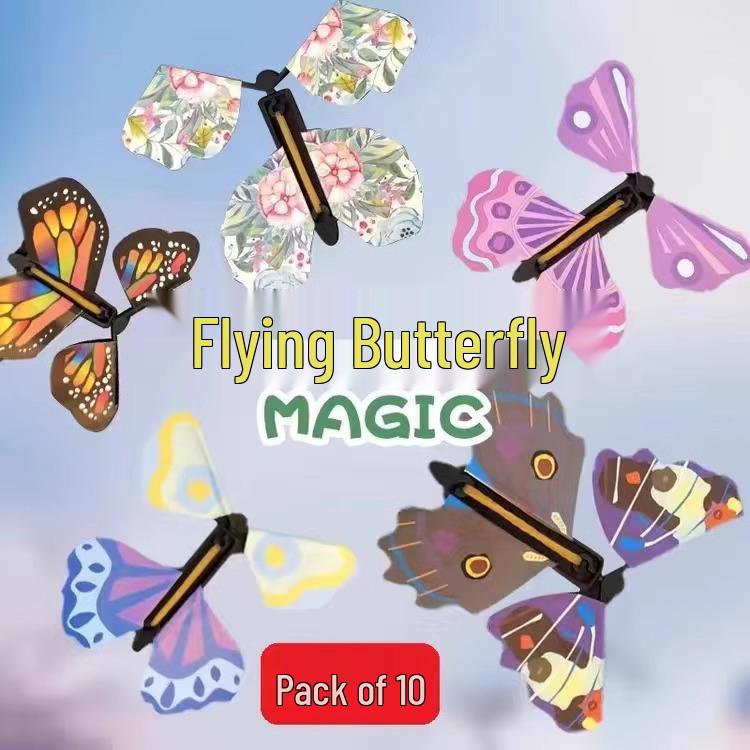 DIY Flying Butterfly Prank Toy - Interactive Parent-Child Craft & Gift