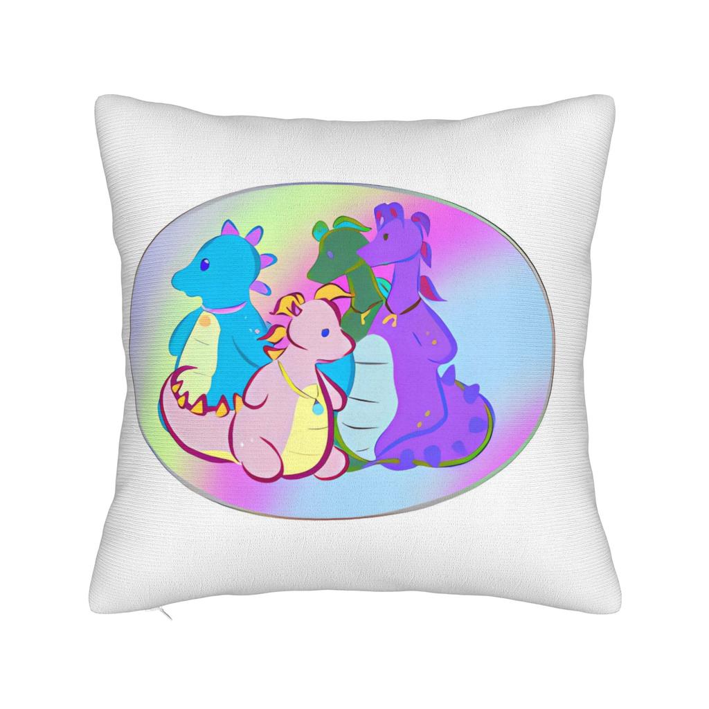 Dragon Tales Pillow Case Comfy Pillow Cover Morden Cushion Cover For Living Room Chair