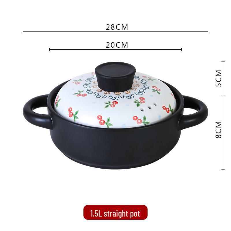 Керамическая жаропрочная кастрюля для тушения в домашних условиях