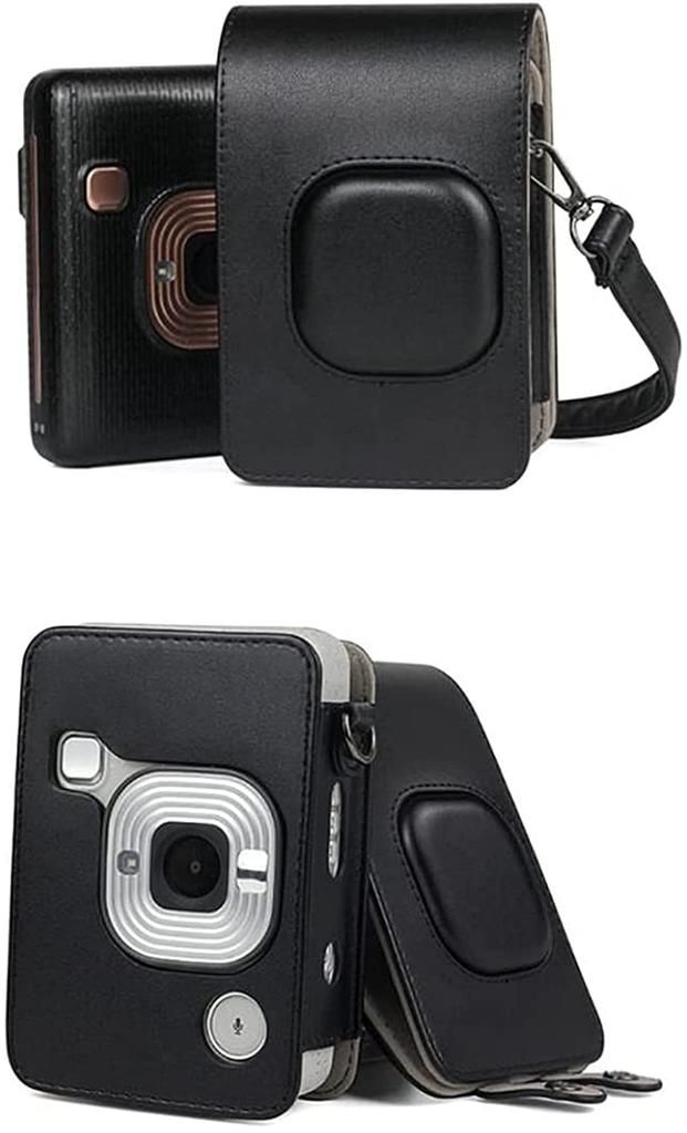 Fuji FUJIFILM instax mini LiPlay Instant Camera Защитная камера с защитой от царапин из полиуретана, в комплект входит удобный чехол для переноски на плече, чехол, чехол, защита,