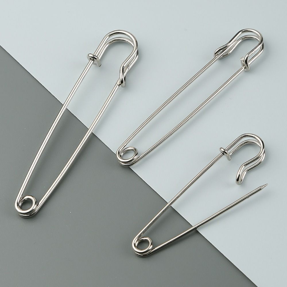10pcs Metal Brooch Pins 3 Colors Accessory Base Hook High Quality Craft Making Materials DIY