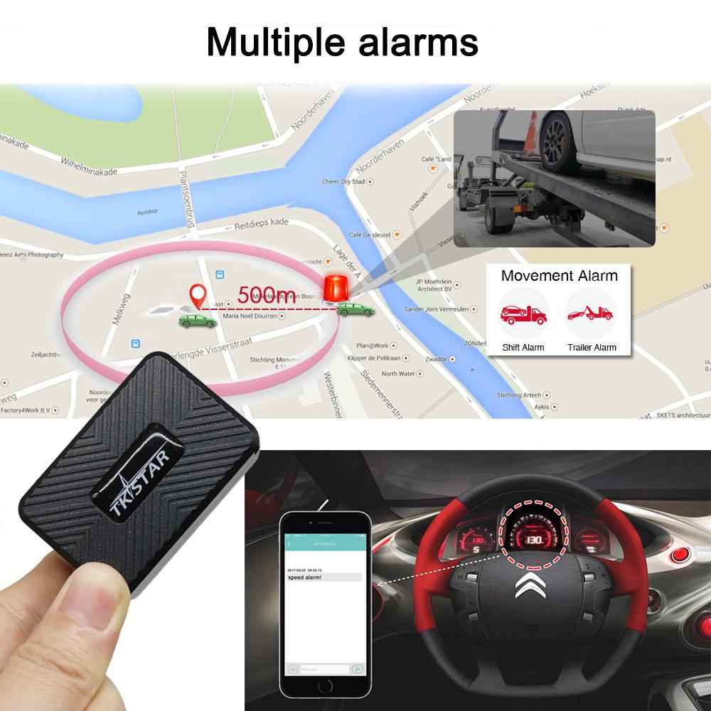 Car Tracker 2G 4G Mini GPS Tracker Car 1500mAh TKSTAR 4G GPS Tracker Locator 2G 4G Magnet Free APP Vehicle GPS PK TK905 GF07