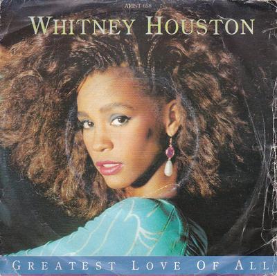 7-дюймовая пластинка WHITNEY HOUSTON Greatest Love Of All ARIST658 Arista 1986 UK SoulFunk Б/у
