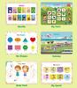 Children's Interactive Educational Quiet Book: Tear, Paste, and Puzzle Activities