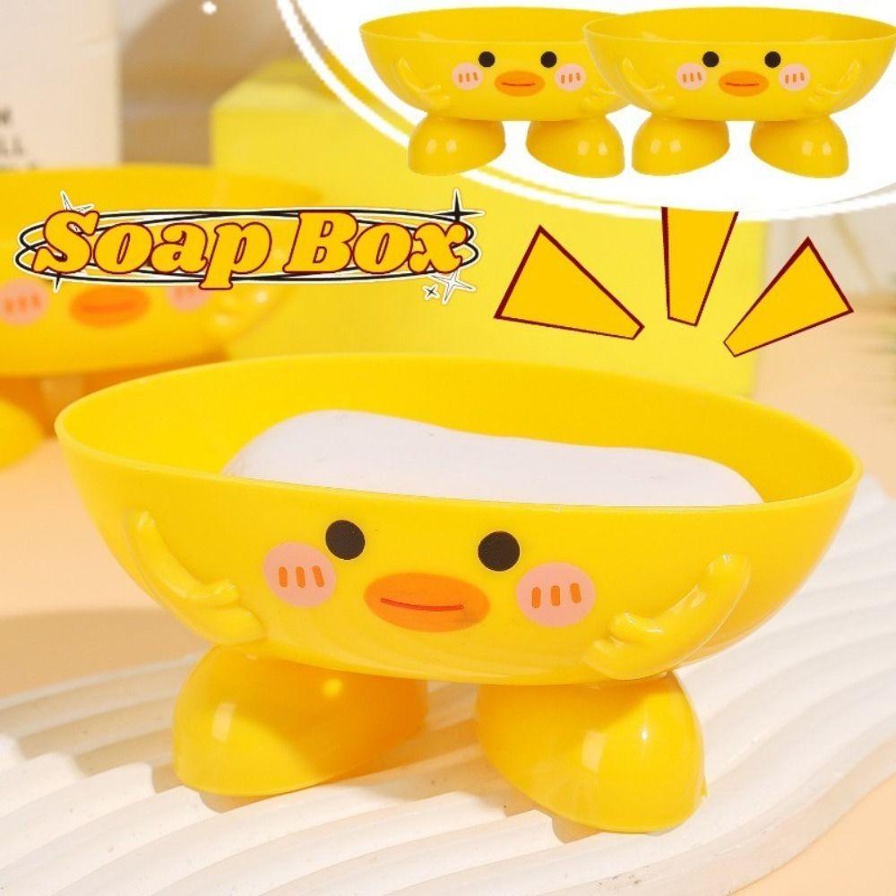 Little Yellow Duck Drain Soap Box Creative Soapbox New Soap Storage Rack