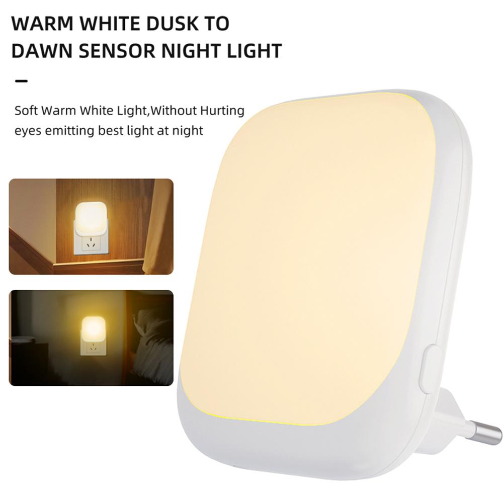 Night Light with Twilight Sensor 2700K Warm White For Bedroom Staircase Hallway