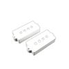 ALLPARTS PB Звукосниматель для Precision Bass Белые крышки, (Пакет 2) PC-0951-025