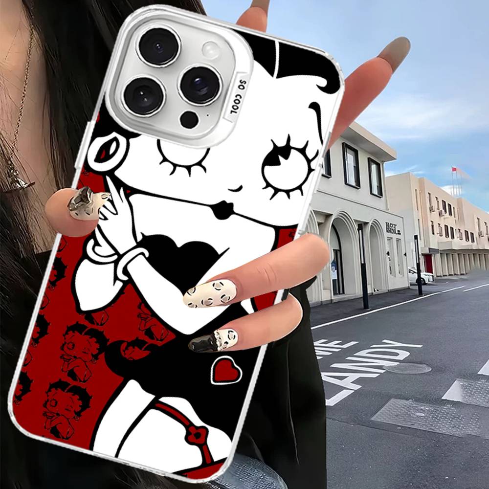 Сексуальные чехлы для телефона B-Bettys Girl для iPhone 17 16 15 14 13 12 11 Plus Pro Max Цветной чехол