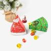 10pcs Cute Christmas Gift Candy Boxes Exquisite Storage Box Xmas Eve Packaging Bag  Birthday