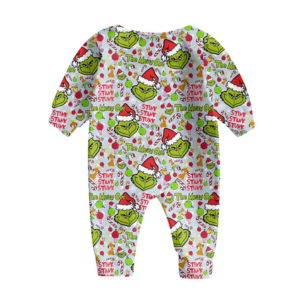 Комплект из топа и брюк с рождественскими принтами для всей семьи Одинаковые комплекты для всей семьи