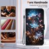 3D Абстрактное искусство Живопись Цветы Животные Кожаный телефон Кошелек Чехол-книжка Подставка для Google 8 Infinix Note 40 Tecno Camon 30 Магнитный слот для карт Флип-чехол