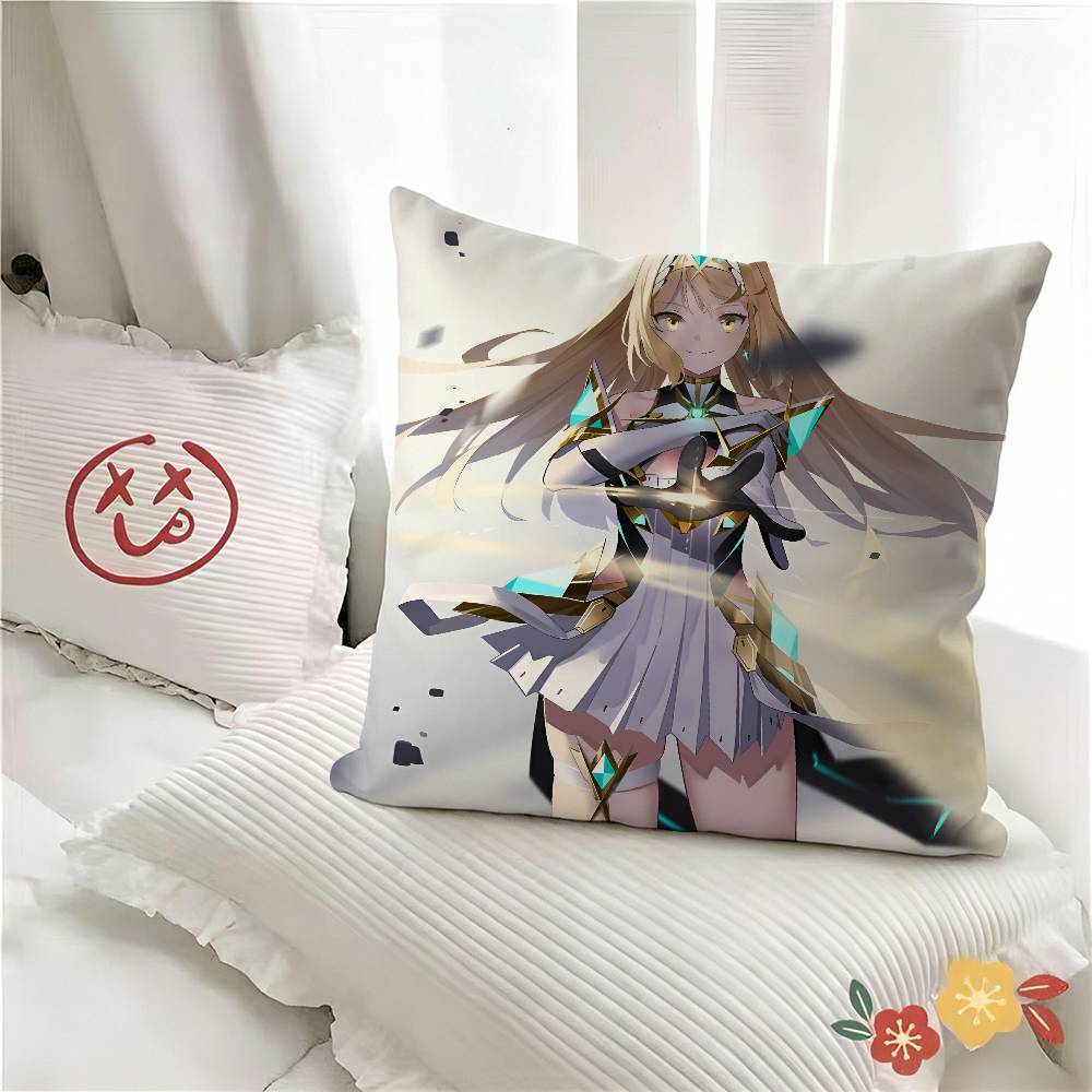 pc Anime Xenoblade Chronicles Pillow Case Fashion Square Pillowcase Bedroom Sofa Room Ins Decoration Leisure
