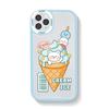 Силиконовый чехол Zhitai Cartoon Big Eyes для iPhone 13/14 Pro Max