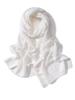 Women Wool Cashmere Openwork Scarf Pashmina Simple Big Scarves Wrap Shawl Men Cashmere Light-thin Outer Wraps Hijab