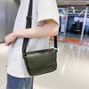 Rectangular Men Crossbody Bag PU Leather Shoulder Bag Fashion Women Messenger Bag  Camping
