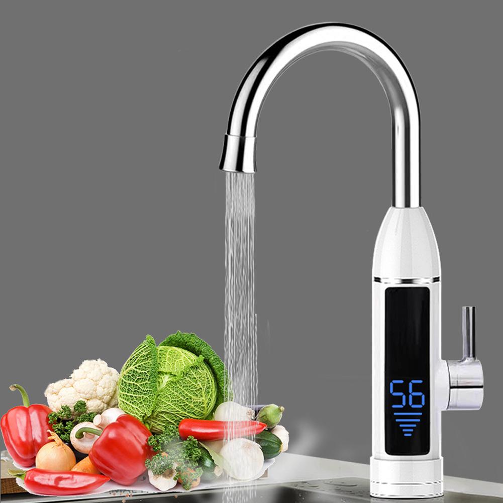 Electric Water Heaters Tap Instant Water Heaters Faucets Speed Hot Tap LCD Digital Temperature
