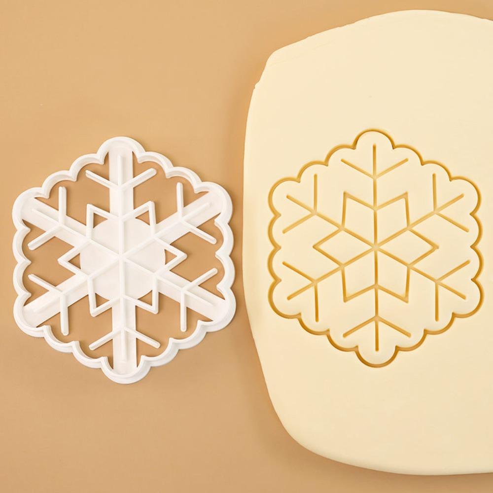 Cute Christmas Cookie Cutter Irregular Shape Santa Claus Cookie Embosser Cartroon DIY Baking Molds Kitchen Tools