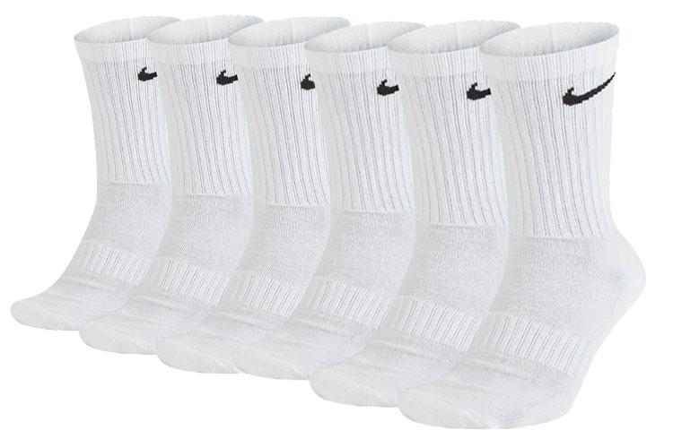 Nike Повседневные носки-гольфы Cushion Crew Унисекс Комплект Белый SX7664-100