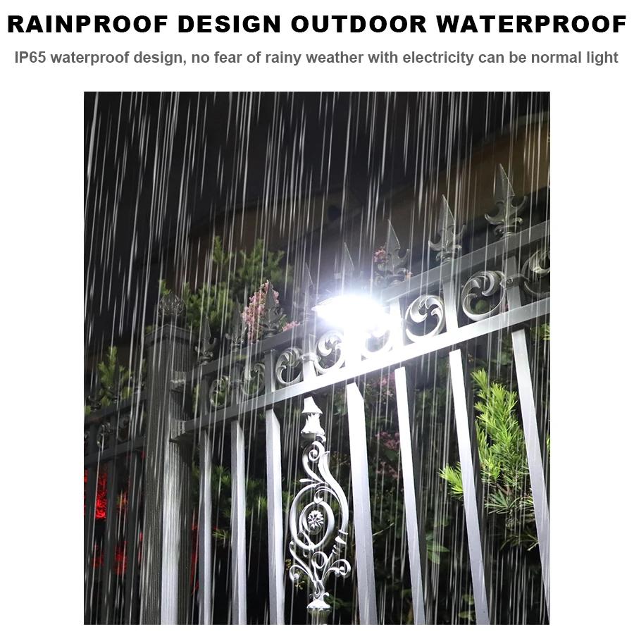 Новые светодиодные солнечные садовые уличные светильники Clip Light водонепроницаемый датчик движения кемпинговая лампа перезаряжаемая для украшения ландшафта стены