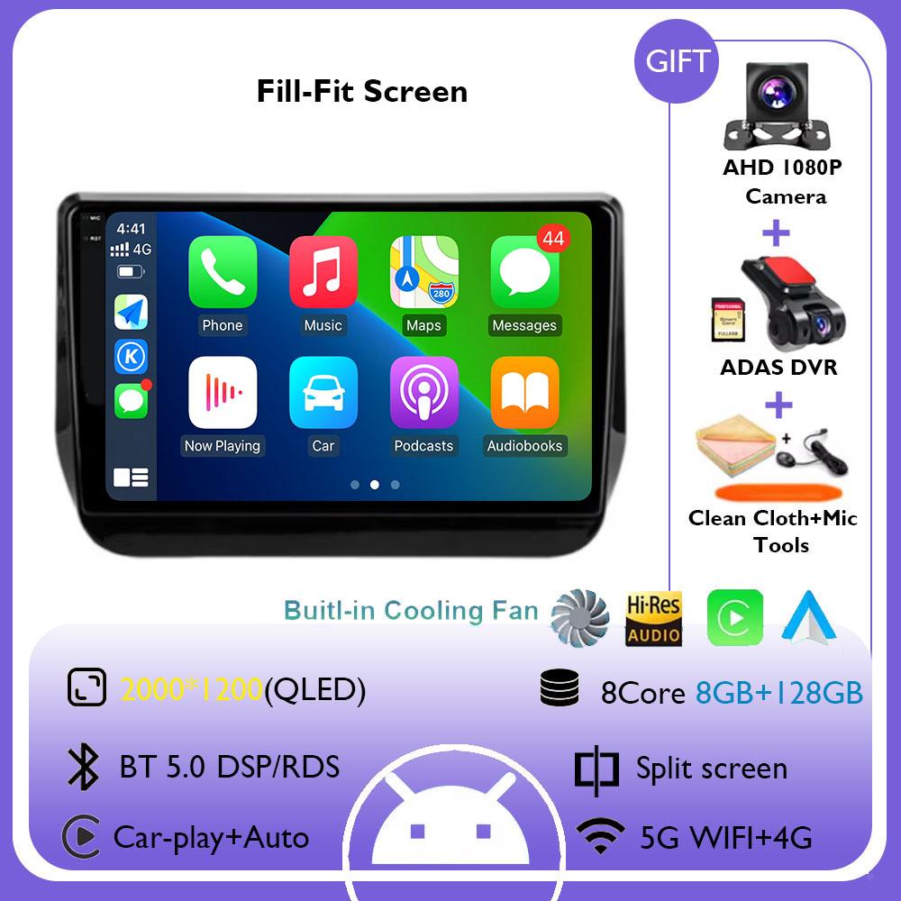 Автомобильное радио Android 14 Мультимедиа Навигация Беспроводной Carplay Авто Стерео Экран Для Hyundai H1 2 Grand Starex TQ 2017 - 2022