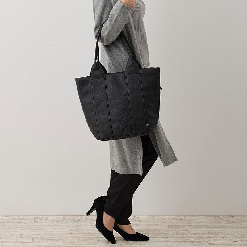 [Root] 1323 A4 independent искусственная кожа сумка-тоут горизонтального типа SN MEDIUM gentry (01 черный)