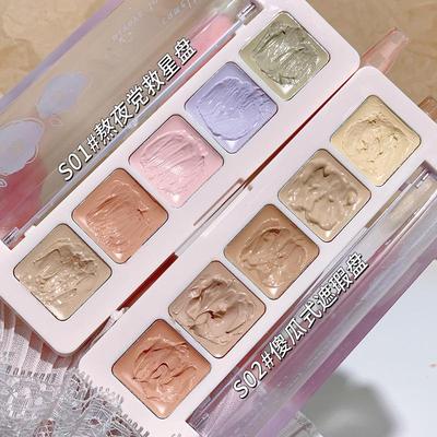 Xixi Пятицветная палитра консилеров Beauty Bare Skin: Маскирует акне, несовершенства, темные круги; Стойкая, Водостойкая, Не размазывается.