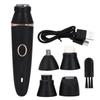 5-In-1 Electric Men Shaver USB Charging Waterproof Nose Hair Clipper Face Cleaning Brush