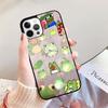 Милый мультяшный чехол-лягушка для iPhone 17 Air 14 13 12 16 Pro Max 15 Plus Max Защитный корпус coque
