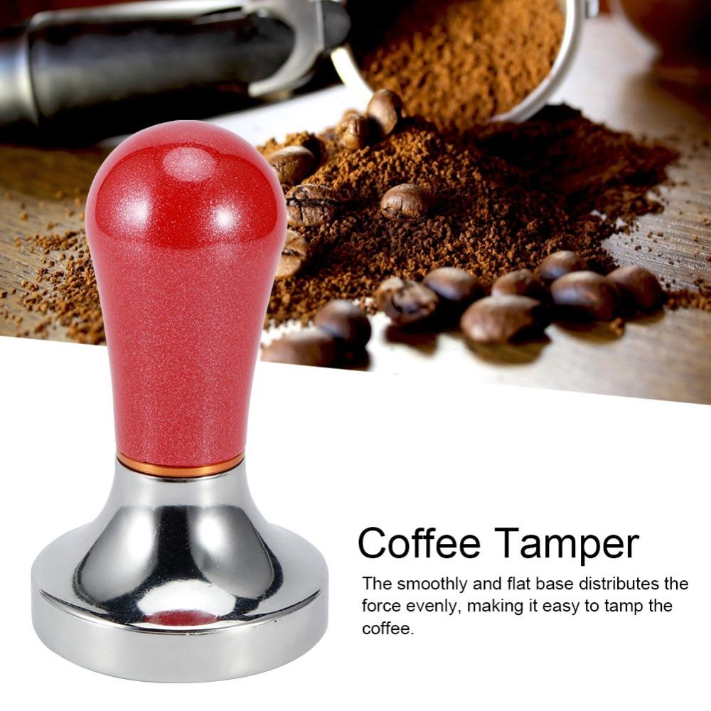 Aluminium Alloy Coffee Tamper Flat Espresso Tamper Coffee Machine Accessory Coffee Bar