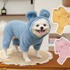 Warm Puppy Winter Overall Thick Puppy Four-Legged Cat Hooded Coat Pet Pajamas  Training
