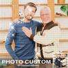 Customized Pixel Art Custom Photo Personal Portrait Adult Couple Dad Mom Mosaic Painting Diamond DIY Picture Frames Unique Gift Ideas for Birthday