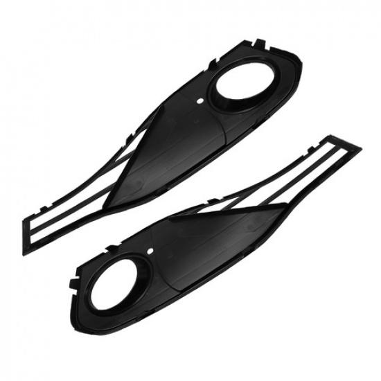 Fog Light Trim Lamp Cover For 2015-2016 BMW 428I XDrive Gran Coupe Base Black